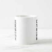 夢を追い求めて金を借りて成功 コーヒーマグカップ (中央)