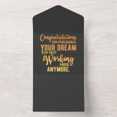 夢を追い続けておめでとう オールインワン招待状 (内側)