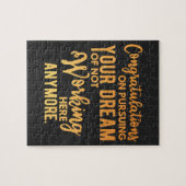 夢を追い続けておめでとう ジグソーパズル (横)