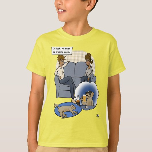 夢を追うイエローボーイ Tシャツ (正面)