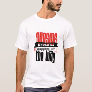 夢を追うモチベーションハートTシャツ 夢追い人ギフト Tシャツ