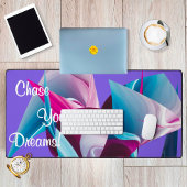 夢を追うモチベーション抽象芸術 デスクマット