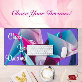 夢を追うモチベーション抽象芸術 デスクマット