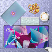 夢を追うモチベーション抽象芸術 デスクマット