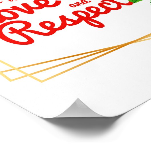 夢を追う人のためのモチベーションを高めるアファメーション ポスター (角)