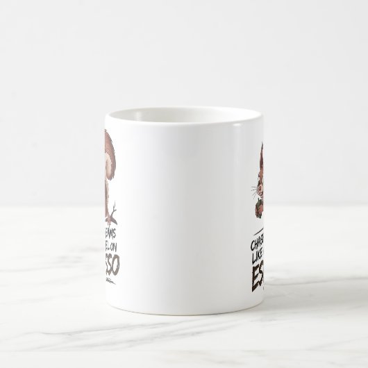 夢を追う – おもしろいとやる気を起こさせる コーヒーマグカップ (中央)