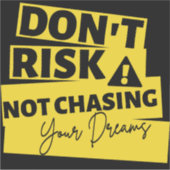 夢を追う シール (正面)