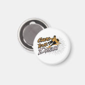 夢を追う | 感動的引用文 マグネット (正面/裏面)