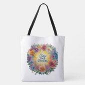 夢を追う – 肩トート トートバッグ (裏面)