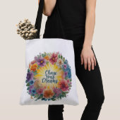 夢を追う – 肩トート トートバッグ (クローズアップ)