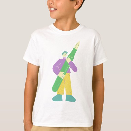 夢を追うTシャツ Tシャツ (正面)