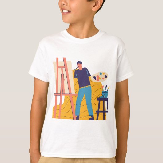 夢を追うTシャツ Tシャツ (正面)