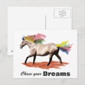 夢を追えホースレインボーマン ポストカード (正面/裏面)