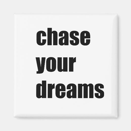 夢を追え マグネット (正面)