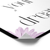 夢を追え、引用文 ポスター (角)