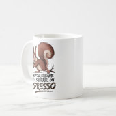 夢を追え - 楽しくてやる気が出る コーヒーマグカップ (正面左)