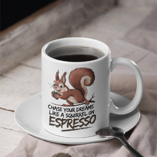 夢を追え - 楽しくてやる気が出る コーヒーマグカップ