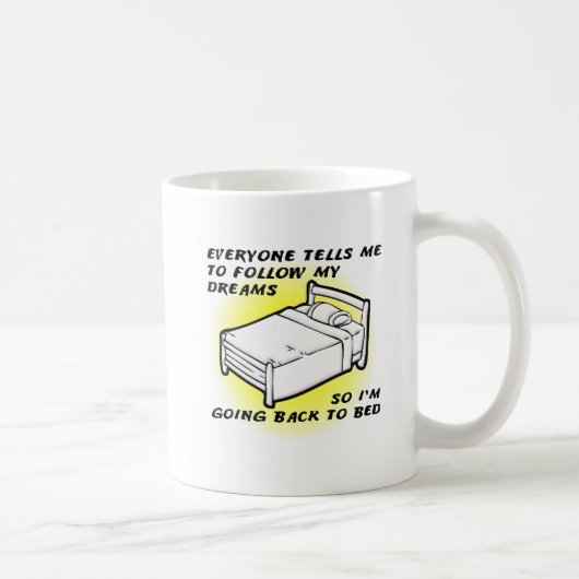 夢を追え 面白いマグカップ コーヒーマグカップ (右)