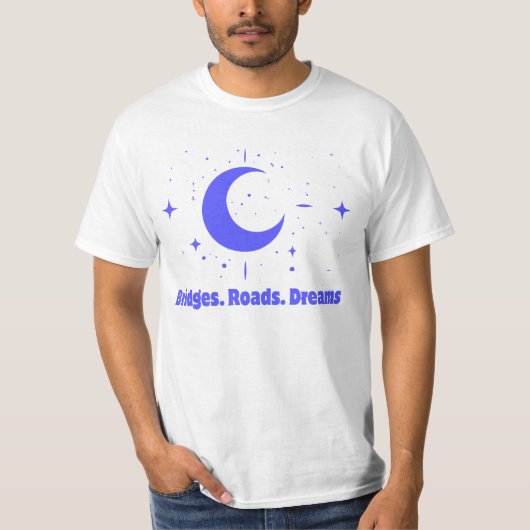 夢を追って Tシャツ (正面)