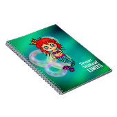 夢を限界なく マーメイドスクール プレttyオーシャン ノートブック (右側)