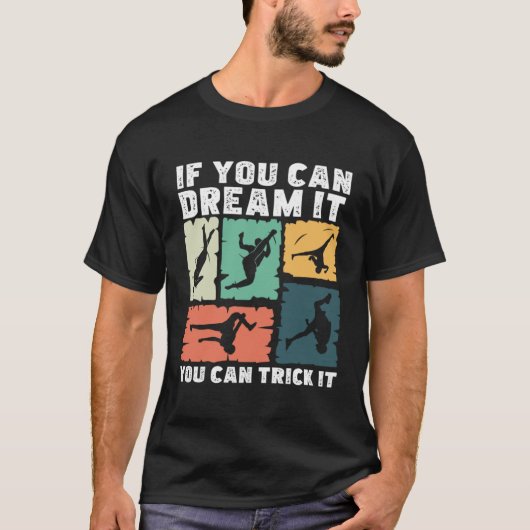 夢を騙してフリースタイルの曲芸を騙す Tシャツ (正面)