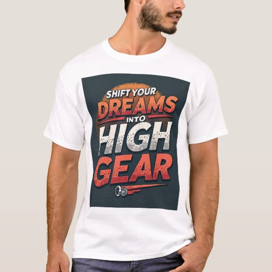 夢を高ギア Tシャツ (正面)