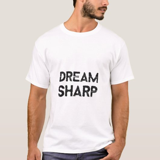 夢を鮮明に Tシャツ モチベーションの引用 (正面)