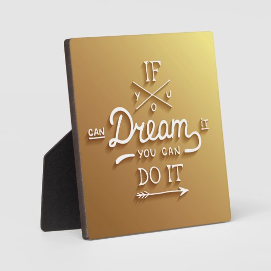 夢インスパイア意欲を起こ フォトプラーク (正面)