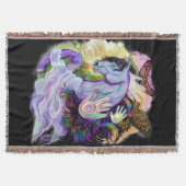 夢ウマ科の見 スローブランケット (正面)