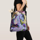 夢ウマ科の見 トートバッグ (クローズアップ)