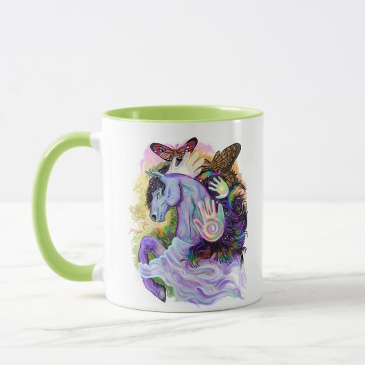 夢ウマ科の見 マグカップ (左)