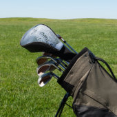 夢エレガントのような白い雪ふくパーソナライズされたる ゴルフヘッドカバー (インサイチュ)