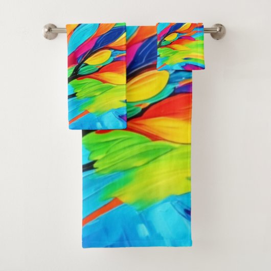 夢カラフルの木 バスタオルセット (インサイチュ)
