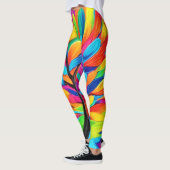 夢カラフルの木 レギンス (左)