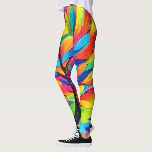 夢カラフルの木 レギンス (左)