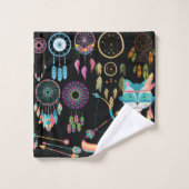 夢カラフル見 バスタオルセット (ウォッシュタオル)