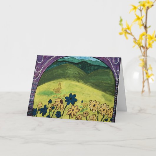 夢シリーズ: 花 カード (黄色い花)