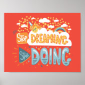 夢ストップを見て暗い珊瑚を始める ポスター (正面)