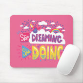 夢ストップを見て、ダークバイオレットを始める マウスパッド (マウス)