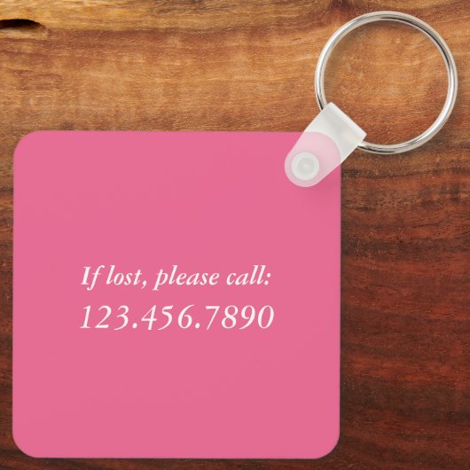 夢ストップを見て、ダークバイオレット金属の実行を開始 キーホルダー (裏面)