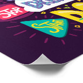 夢ストップを見て、ダークパープルの実行を開始 ポスター (角)