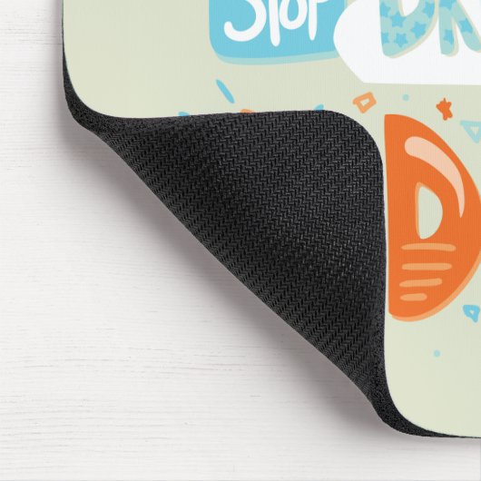 夢ストップを見て、新婚旅行を始める マウスパッド (コーナー)