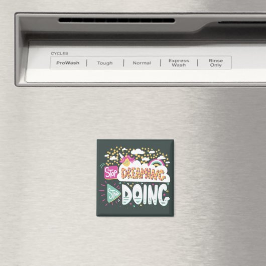 夢ストップを見て、森の緑を始める マグネット (インサイチュ (食洗機))