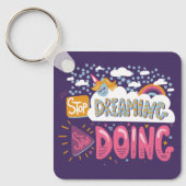 夢ストップを見て、Indigo Metalの実行を開始 キーホルダー (正面)