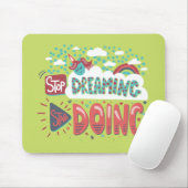 夢ストップ見、ソフトライムを開始 マウスパッド (マウス)