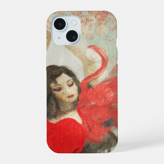 夢スペインの見 iPhone 15ケース (裏面)