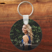 夢パーソナライズされたで信じ写真を実現 キーホルダー (裏面)