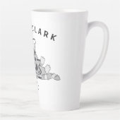 夢パーソナライズされたのような仕事は夢に頼る カフェラテマグ (右)