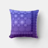夢モダンの泡パープルクッション クッション (正面)