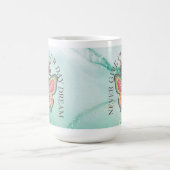 夢与えを決して見ない コーヒーマグカップ (中央)